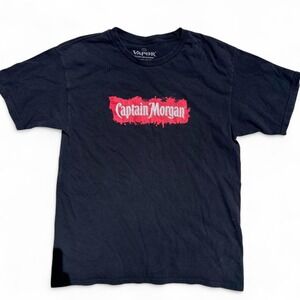 Black Vapor Captain Morgan cotton t-shirt - L